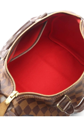 Louis Vuitton Pre-Owned 2008 30 Speedy Damier Ébène duffle bag - Brown