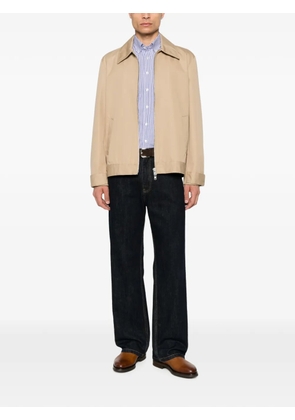 ETRO striped logo-embroidered shirt - White