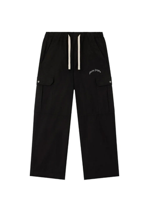 Palm Angels Curved Logo cargo trousers - Black