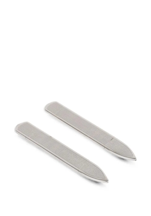Tateossian engraved-logo blades - Silver