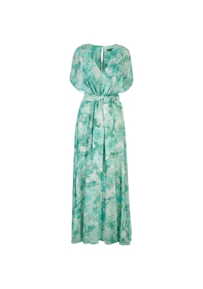 Kiton floral-print maxi dress - Green