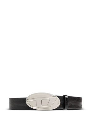 Diesel B-1DR 2.0 leather belt - Black