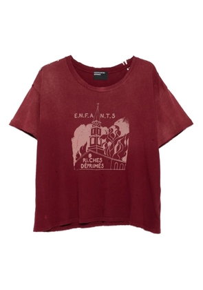 Enfants Riches Déprimés graphic-print T-shirt - Red