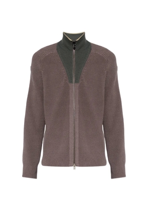 Diesel K-Orio zip-up cardigan - Brown