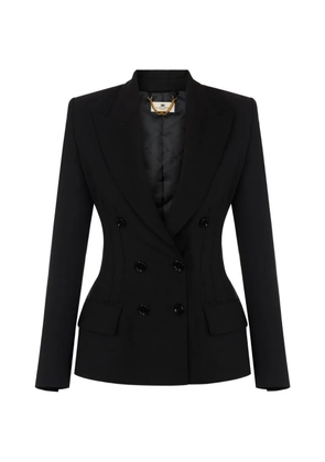 Elisabetta Franchi jacket in lightweight crêpe - Black