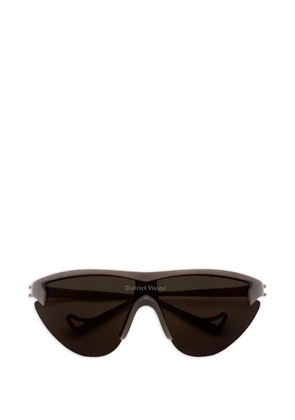 District Vision Yukinori Range Finder geometric sunglasses - Brown