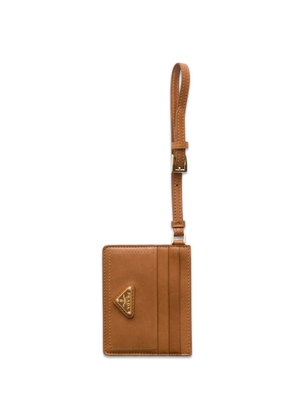 Prada nappa-leather card holder - Neutrals