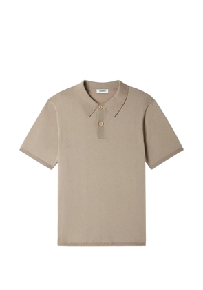 SANDRO short-sleeve polo shirt - Neutrals