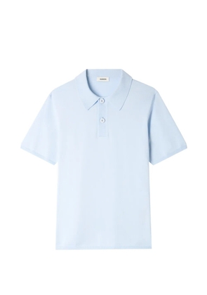SANDRO short-sleeve polo shirt - Blue