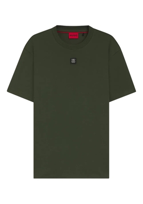 HUGO logo-patch t-shirt - Green