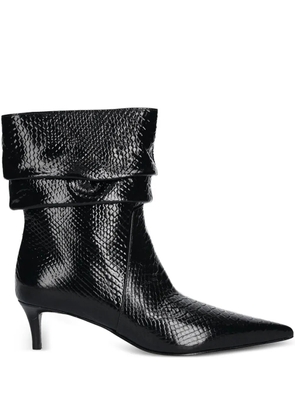 Michael Michael Kors 50mm embossed ankle boots - Black