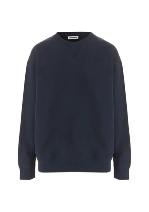 Jil Sander logo-print sweatshirt - Blue