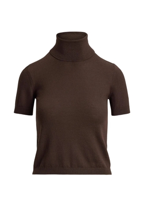 Ralph Lauren Collection short-sleeve cashmere sweater - Brown