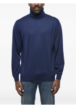 Malo cashmere turtleneck sweater - Blue