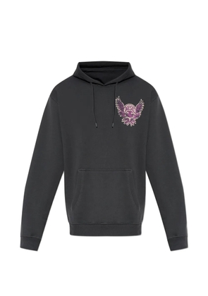 Diesel graphic-print drawstring hoodie - Grey