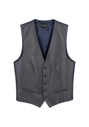 RAMON SANJURJO polka-dot waistcoat - Blue