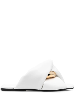 JW Anderson chain link-detail sandals - White