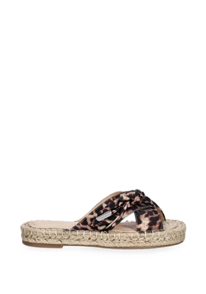 LIU JO leopard-print knotted espadrilles - Neutrals