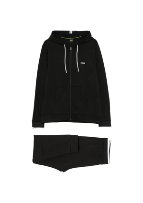 BOSS logo-print tracksuit - Black