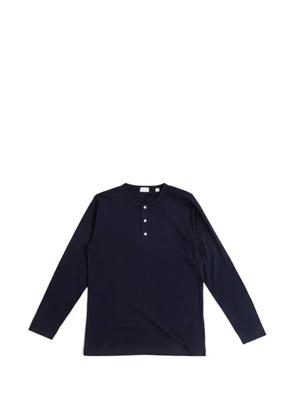 HANDVAERK PJ long-sleeve Henley T-shirt - Blue