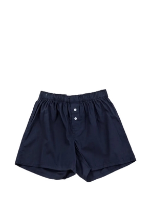 HANDVAERK elasticated button-front boxer shorts - Blue