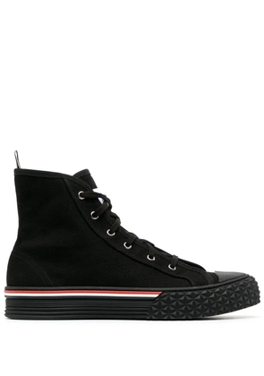 Thom Browne RWB striped high-top sneakers - Black