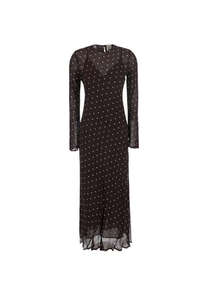 Semicouture polka-dot dress - Brown