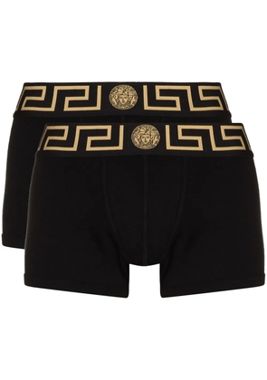 Versace Greca Border boxer briefs (pack of two) - Black