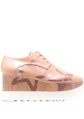 Stella McCartney Elyse star-print platform shoes - Pink