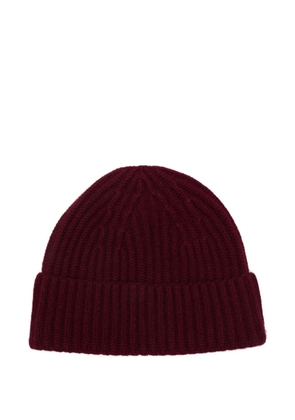 Lisa Yang Martigny ribbed-knit beanie hat - Red