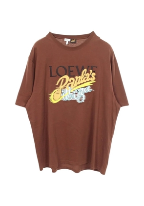 Loewe Pre-Owned 2010s Paula's Ibiza logo-embroidered T-shirt - Brown