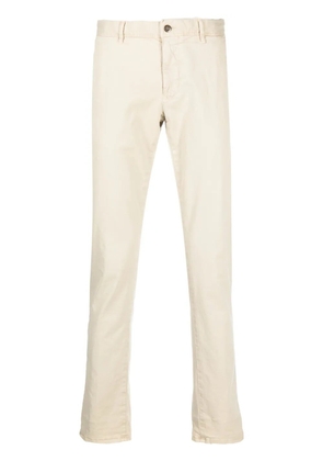 Incotex tapered-leg chino trousers - Neutrals