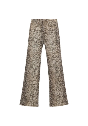 R13 Jane Jean cheetah-print jeans - Neutrals