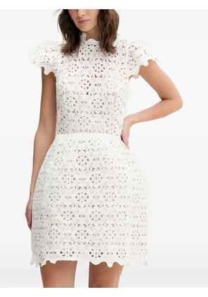 Bardot Rowen lace mini dress - White