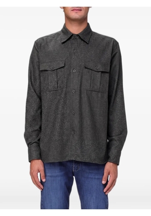 BROOKSFIELD button-up wool shirt - Grey