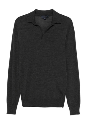 Sease wool polo shirt - Black