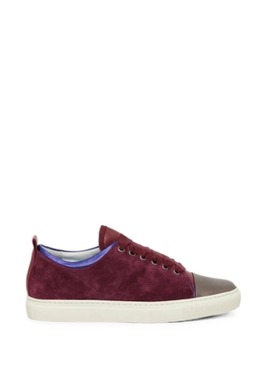 Lanvin cap-toe low-top sneakers - Purple