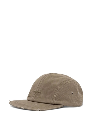 AllSaints Jesse distressed baseball cap - Green