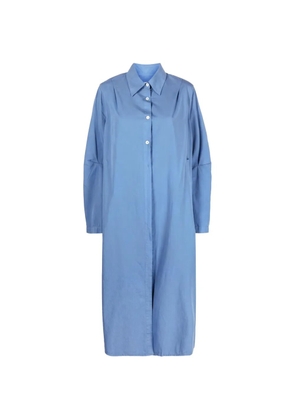 OUR LEGACY Machine cotton midi shirt dress - Blue