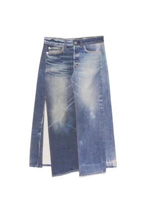 OUR LEGACY denim midi skirt - Blue