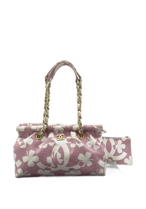 CHANEL Pre-Owned 2002-2003 Clover CC shoulder bag - Pink