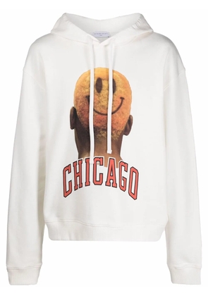 Ih Nom Uh Nit Chicago print hoodie - White