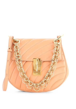 Chloé Pre-Owned Drew Bijou Quilted Leather Small crossbody bag - Neutrals