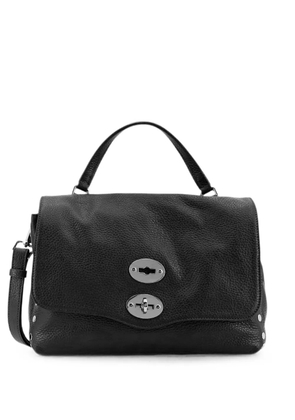 Zanellato small Postina textured-leather shoulder bag - Black