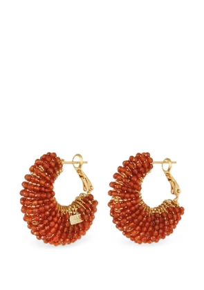 Gas Bijoux Izzia beaded hoop earrings - Gold