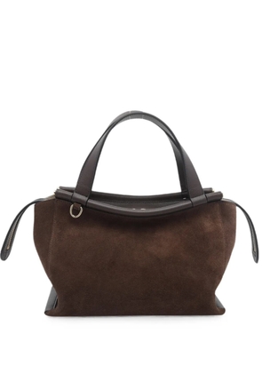 Wandler Ida suede handbag - Brown