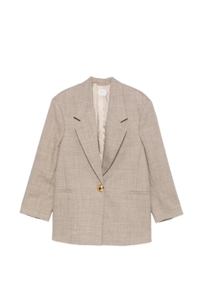 Alysi single-breasted notched-lapels jacket - Neutrals