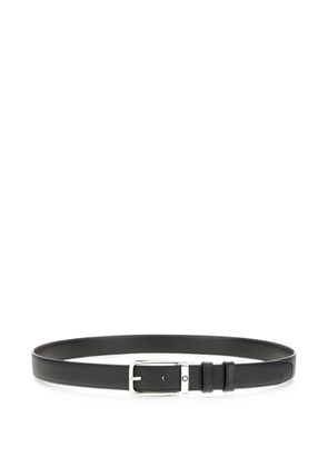 Montblanc reversible textured calf leather belt - Black