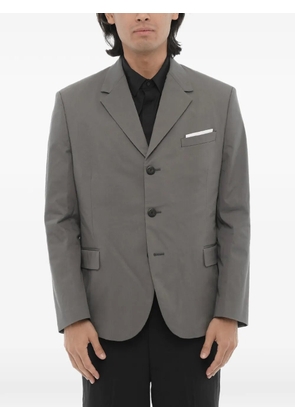 Neil Barrett single-breasted flap-pocket jacket - Grey