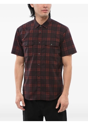 Woolrich check-pattern short-sleeve shirt - Red